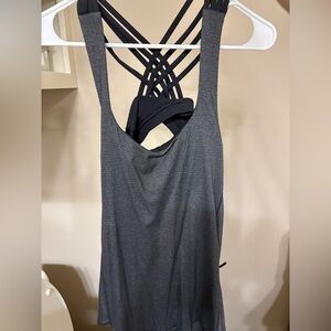 lululemon athletica Gray Tank Top